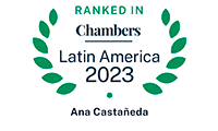 Chambers and Partners - Ms. Ana Castañeda - Ranked individual in Intellectual Property